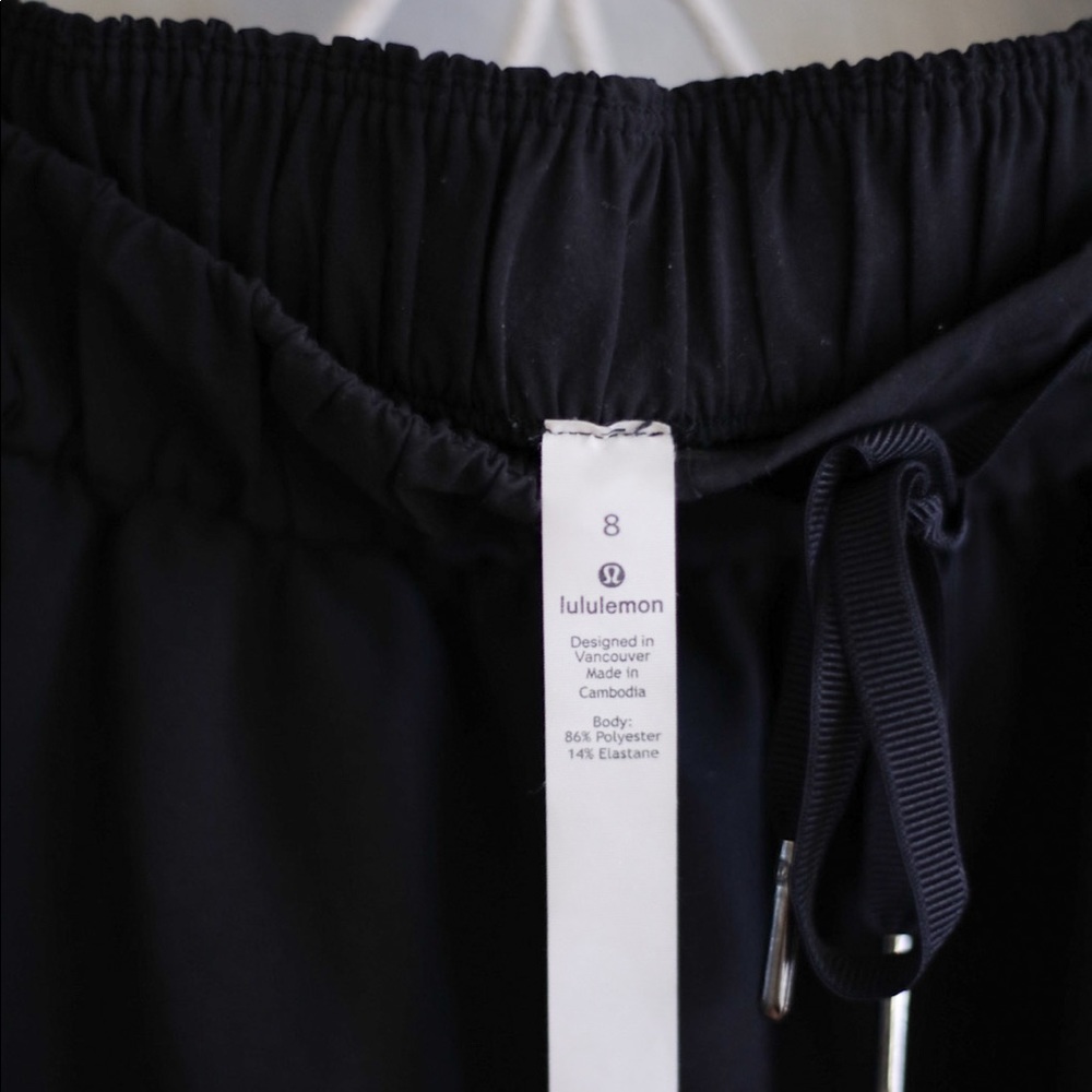 Black High-Low Drawstring Skirt - Women - Picture 6 of 6
